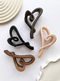 تصویر کلیپس شمعی قلبی رنگ های نود 