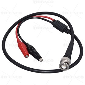 تصویر پراب REFACO Probe BNC Plug to Aligator Clip 0.5m HB-A050 