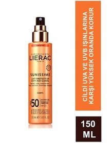 تصویر Lierac محافظت‌کننده انرژی‌بخش SPF 50 محلول ضد‌آفتاب Sunissime 150 میلی‌لیتر 