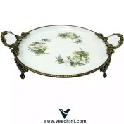 تصویر دیس گرد لمونژ گل سبز – VCHI131 