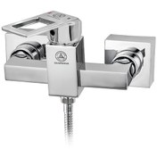 تصویر شیر توالت قهرمان مدل فلت کروم 