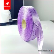 تصویر چاپ روبان 2.5 سانت ساتن تک رنگ 