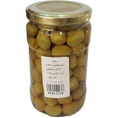 تصویر زیتون با هسته متوسط اعلاء 700گرم طارم premium medium pitted Tarom olives 700gr