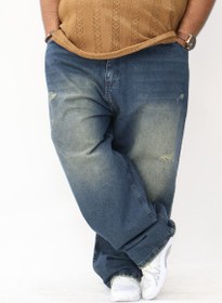 تصویر شلوار جین بگ استایل 