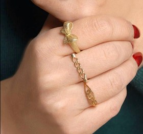 تصویر انگشتر طلا پاپیون 