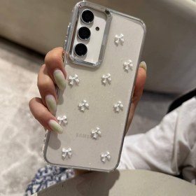 تصویر قاب پاپیون شاین سفید کد c4104 