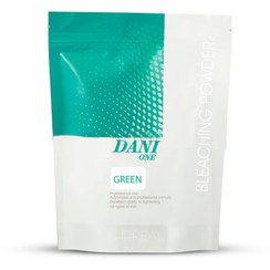 تصویر پودر دکلره رنگ سبز حجم 250 گرم دنی وان ا Dani One Green Color Powder 250 g Dani One Green Color Powder 250 g
