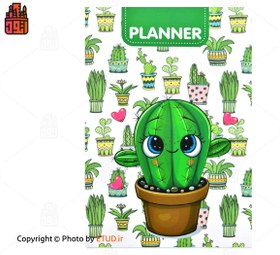 تصویر دفتر فانتزی سیمی برنامه ریزی پلنر روزانه سه ماهه A6 Small Wire Planner Notebook A6