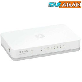 تصویر سوئیچ 8 پورت دی لینک مدل DGS-1008A D-Link DGS-1008A 8-Port Switch