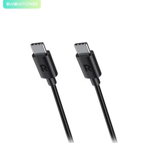 تصویر کابل تایپ سی راو پاور مدل RP-CB1021 طول 1 متر RAVpower RP-CB1021 USB-C cable 1m