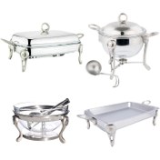 تصویر ست سوفله خوری رزلند مدل حلقه نگین مجموعه ۴ عددی 