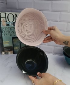 تصویر کاسه و آبکش آترینا - سبزکله غازی 