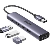 تصویر هاب 5 پورت یوگرین مدل CM475 60554 Hub UGREEN USB 3.0 CM475 60554