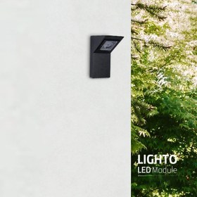 تصویر چراغ دیواری شب تاب مدل لایتو 