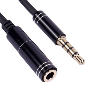 تصویر کابل افزایش صدا 4 پل مدل ELEVEN طول 1.5متر 3.5mm Male to Female 4 Poles Audio Extension Cable Adapter 1.5m ELEVEN