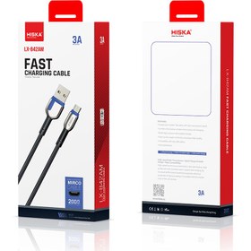 تصویر کابل تبدیل USB به MICROUSB هیسکا مدل LX-842AM طول 2 متر 