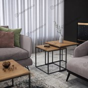 تصویر میز عسلی آسپادیزاین مدل A-101 مجموعه 2 عددی A-101-aspadesign