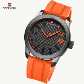 تصویر ساعت مچی مردانه اورجینال نیویفورس بند سیلیکونی در چند رنگبندی مدل NF9202 Men's original Nuiforce wristwatch with silicone strap in multiple colors, model NF9202