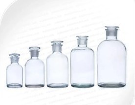 تصویر شیشه سفید مایعی (دهانه تنگ ) 