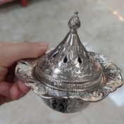 تصویر قندان متوسط لاله زارا برند اورجینال اصل ترکیه در دو رنگ طلایی و نقره ای 