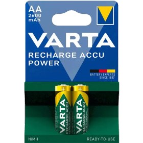 تصویر باتری قلمی قابل شارژ وارتا varta مدل VA-2600 بسته 2 عددی 