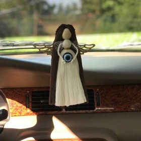 تصویر آویز تزیینی فرشته چشم نظر خودرو 