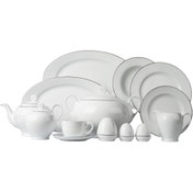 تصویر سرویس پذیرایی کامل ۱۰۲ پارچه چینی زرین مدل سمن ایتالیا اف ۱۲ نفره 