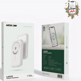 تصویر پاوربانک لاگوس 10000 میلی آمپر گرین Green Lion Lagos 10000mAh PowerBank Green Lion Lagos 10000mAh PowerBank