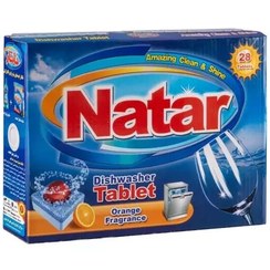 تصویر قرص ماشین ظرفشویی 28 عددی ناتار 