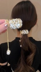 تصویر گیره سامورائی شکوفه سفید 