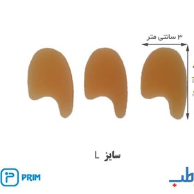 تصویر جدا کننده انگشتان پا سه عددی نازک پریم اسپانیا مدل CC206 