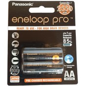 تصویر باتری نیم قلمی قابل شارژ پاناسونیک مدل Eneloop Pro - بسته 2 عددی ا Panasonic Eneloop Pro AAA Rechargeable Battery - Pack Of 2 Panasonic Eneloop Pro AAA Rechargeable Battery - Pack Of 2