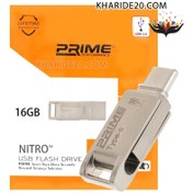 تصویر فلش Prime مدل 16GB Nitro TYPE-C 