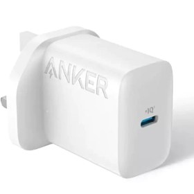 تصویر شارژر دیواری 20 وات انکر مدل b2347 به همراه کابل USB-C Anker 20W Wall Charger Model b2347 with USB-C Cable