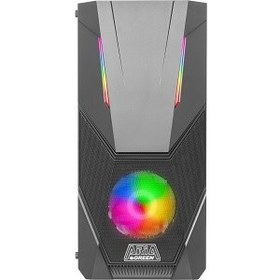 تصویر کیس کامپیوترگرین Aria ARGB Mid Tower مشکی Green Aria ARGB Mid Tower Black Computer Case
