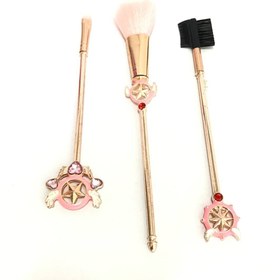 تصویر ست براش فلزی سلطنتی سویت رُز Sweet Rose royal metal brush set