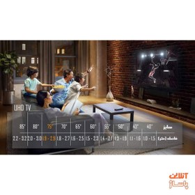 تصویر تلویزیون ال ای دی هوشمند سامسونگ مدل 75NU8900 سایز 75 اینچ Samsung 75NU8900 4K 75 Inch Flat Smart LED TV