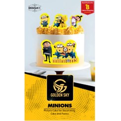 تصویر تصویر و تاپر کیک مینیون ها 