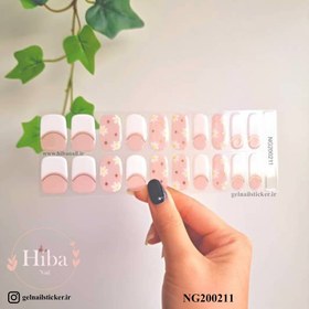 تصویر استیکر کاشت ناخن_کد NG200211 gel nail sticker_NG200211