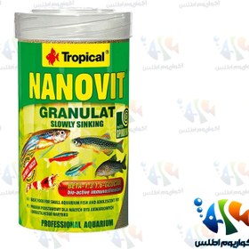 تصویر غذای ماهی تروپیکال Nanovit Granulat tin tropical 