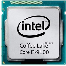 تصویر پردازنده کامپیوتر اینتل Core i3-9100 Coffee Lake استوک Intel Core i3-9100 Coffee Lake Computer Processor Used