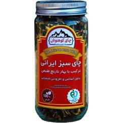 تصویر چای سبز با بهار نارنج (دمنوش ترکیبی چای سبز) 