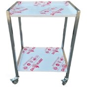 تصویر ترالی زیبایی تمام استیل 