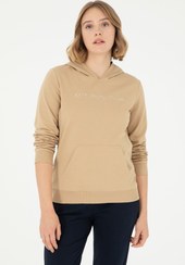 تصویر هودی زنانه بژ یو اس پولو 