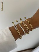 تصویر ست دستبند تیفانی،طرح ایکس 