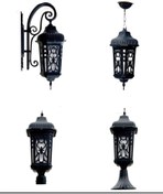 تصویر چراغ حیاطی مدل ماهان بدنه ABS مقاوم در برابر آب و آفتاب 