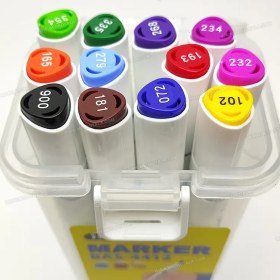 تصویر مارکر بیسیک ۱۲ رنگ | Basic Marker 12 Colors 