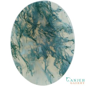 تصویر نگین عقیق خزه ای کد N475 