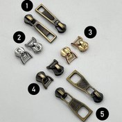 تصویر سرزیپ جهت زیپ فلزی شماره 5 