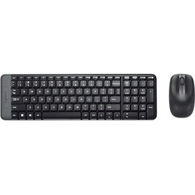 تصویر کیبورد و ماوس بی سیم لاجیتک Logitech MK220 Wireless Combo 